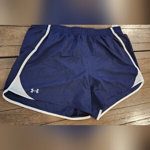 Under Armour Blue Athletic Shorts Lightweight Sporty Design
